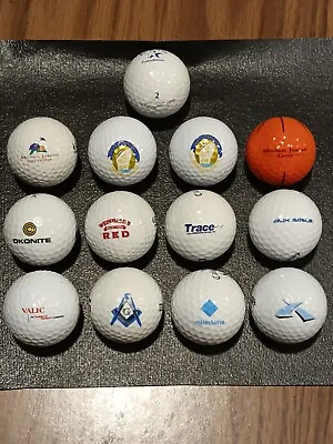 13 Logo Golf Balls Michael Jordan Princess Cruises Greg Norman • $1