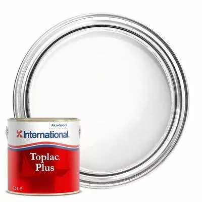 New International Toplac Plus Marine Yacht Enamel Paint. 2.5L Snow White • £99.99