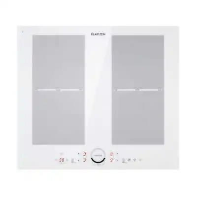 Induction Hob 60 Cm 4 Ring Glass Ceramic Electric Induction Range Cooker White • £544.16
