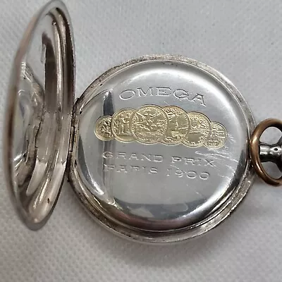 Omega Swiss Vintage Pocket Watch Case Silver • $32