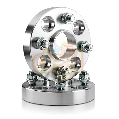 2x Wheel Spacers Cnc Machined 4x114.3 Hub 4x4.5 / 66.1 CB / 12x1.25/ 25mm / S13 • $39.99