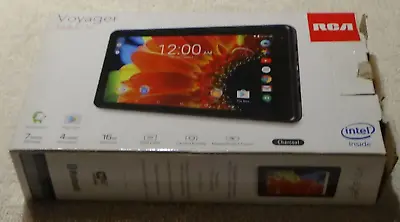 Voyager Tablette RCA Andriod 6.0 & Play Store  Intel 16gb STUCK ON FACTORY RESET • $30