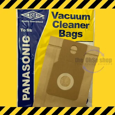 Fits Panasonic Upright Vacuum Cleaner Bags 5 Pack MODEL MCE3001 • £4.95