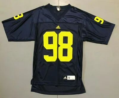 Michigan Wolverines Adidas Throw Back Football Jersey Men's Size Small NWT • $50