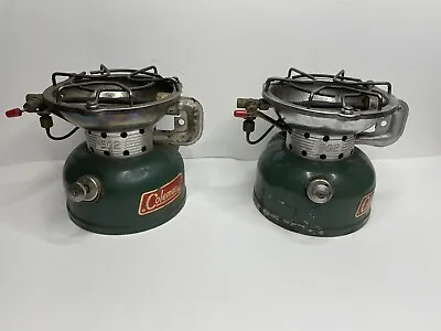 Coleman 502 Sportster Camp Stoves Lot Of Two (circa 1963 1968) • $180