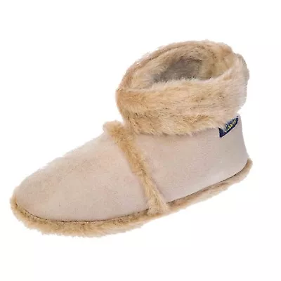 Coolers Mens Medium Beige Bootie Slippers   GENIUUNE COOLERS  FREE POST • £22.50