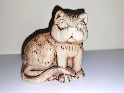 Vintage Quantock Design Pottery Cat Rustic Figurine Somerset England  • £17.37