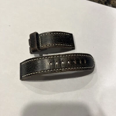 $100 • Buy OEM Panerai Leather Strap Brown Distressed Band Original 24mm X 20mm Luminor