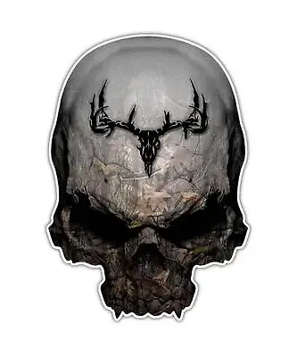 $14.99 • Buy 12 Inch Camouflage Skull Decal - Archery Hunting Sticker For Mathews Hoyt PSE