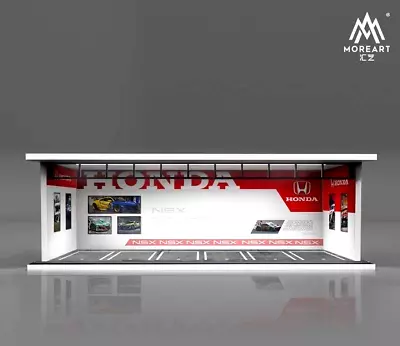 MoreArt 1:64 Scale HONDA Parking Garage Light Edition Assembly Scene Diorama • $40