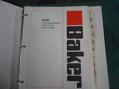 Baker BFE35 Forklift Service Manual • $15