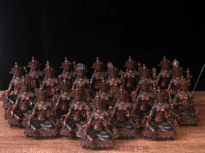 6'' China Tibet 21 Tara Buddha Bronze Statue • $3230