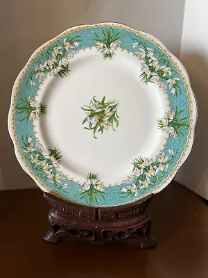 Vintage   Marilyn  By Queen Anne England Fine Bone China Salad Plate Snowdrop 8” • $14