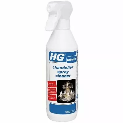 HG Glass Crystal Chandelier Cleaning Cleaner Spray 500ml Simply Spray Drips Off • £10.50