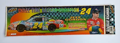 Vintage NASCAR Decal Bumper Sticker #24 Jeff Gordon Winston Cup Series Champion  • $1