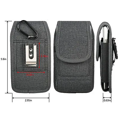 Vertical Smart Phone Case For IPhone 13 Pro Universal Belt Clip Pouch Holster • $16.79