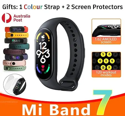 Xiaomi Mi Smart Band 7 New Blood Oxygen Fitness Track AMOLED Waterproof English • $78.76