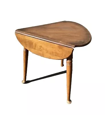 Baumritter American Traditional Maple/Birch Drop Leaf End Table • $250