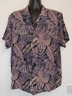 Hawaiian Shirt Aloha Party Rockabilly Size 2 Xl Fancy Dress Retro Summer  • £18