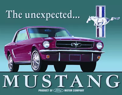 Unexpected The Mustang 1965 Mouse Pad Tin Sign Art On Mousepad • $12.95