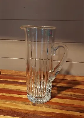 Mikasa Arctic Lights Pitcher Crystal Vertical Cuts 48oz 9-1/4  Martini • $150