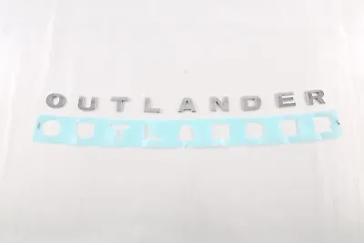 For 2024 Mitsubishi Outlander Letter Hood Emblem Badges Decal Trim Badges Silver • $30.99