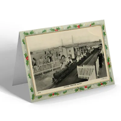 CHRISTMAS CARD Vintage Hampshire - Southsea Miniature Railway (a) • £4.99