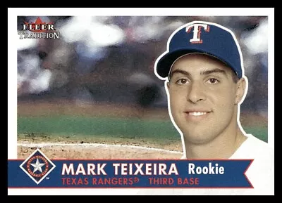 2001 Fleer Tradition Mark Teixeira Rc #470 • $2.49