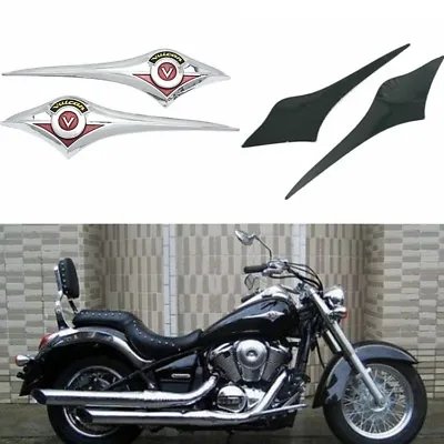 Chrome Gas Tank Emblem Badge For Kawasaki Vulcan VN500 VN800 VN900 VN1500 VN1600 • $22.86