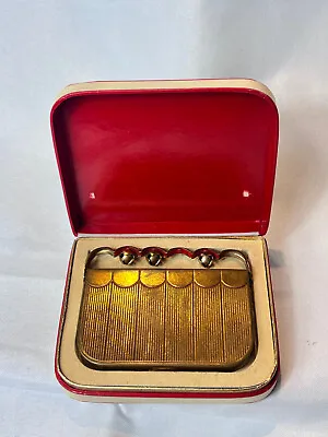 Coty Vtg Compact Jingle Bells Double Vanity Rouge Powder Box In Original Box • $69.95