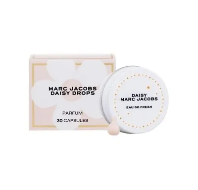 MARC JACOBS DAISY DROPS EAU SO FRESH 30 PARFUM CAPSULES !! Brand New In Box • £24.90