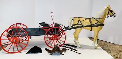 Marx JOHNNY WEST BEST OF THE WEST HORSE & BUCKBOARD WAGON Vintage • $89.99