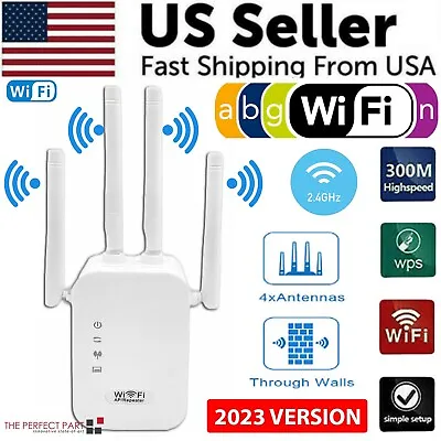  WiFi Range Extender Internet Booster Network Router Wireless Signal Repeater  • $15.39