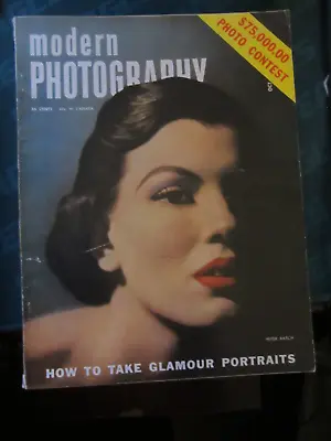 Modern Photography Magazine October 1952 How To Make Glamour Portraits 50 • $14.99