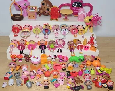 Huge Lalaloopsy Mini Size Doll Lot + Tinies Pets & Accessories        (T16) • $49.99