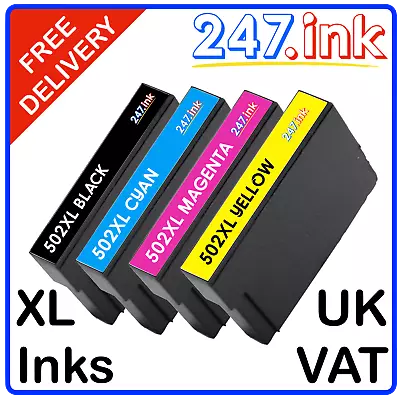 502XL Ink Cartridges For Epson WF2860 WF2865 WF2880 WF2885 (LOT) Non-oem • $12.45