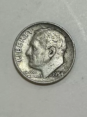 1954 D Roosevelt Dime 90% Silver Free Shipping!!! • $2.60