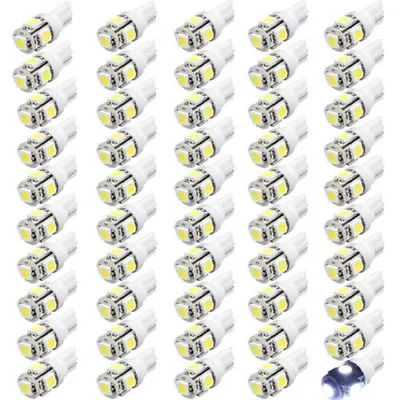 50 Pack T10 501 Wedge Bulb Pure White LED For Malibu 12V DC Landscape Light G07 • $16.61