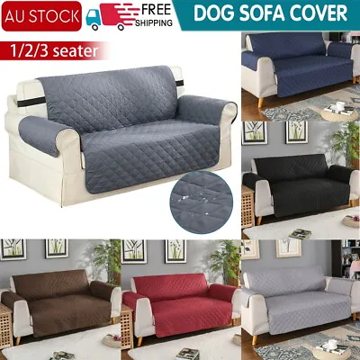 1/2/3 Seater Pet Sofa Cover Quilted Couch Covers Lounge Protector Slipcovers Dog • $14.69