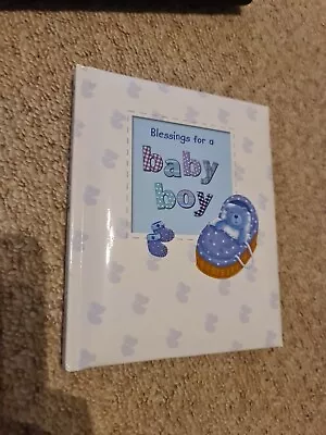 Blessings For A Baby Boy By Sophie Piper Hardback NEW • £3