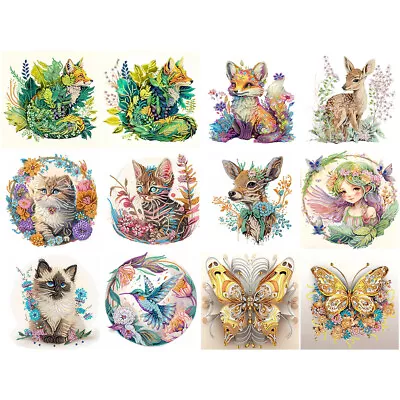 $11.39 • Buy DIY Special Shaped Drill Diamond Painting Embroidery Cross Stitch Kit Home Decor