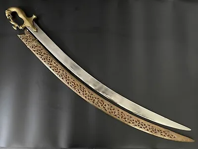 Antique Arabic Muslim Indo Rajput Middle East Tulwar Shamshir Sword. “NICE” • $1788