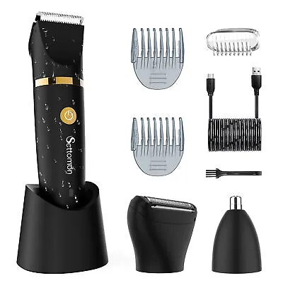 3 In 1 Epilator For Men Face Body Hair Removal Shaver • $23.99