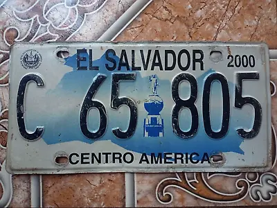 EL SALVADOR C65805 Old Expired License Plate Central America • $75