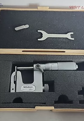 $127.95 • Buy Mitutoyo 117-107 ACM-1  V Multi-Anvil Outside Micrometer Wrench,Case