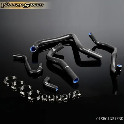 Fit For Acura/Honda Integra DC2 DB6/DB8 B18C Silicone Radiator Hose Kit Black  • $46.88