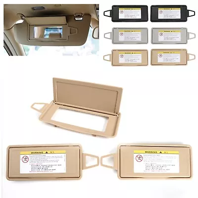 2X Sun Visor Mirror Frame Cover Trim For 1998-2005 Mercedes-Benz S-Class W220 • $25.49