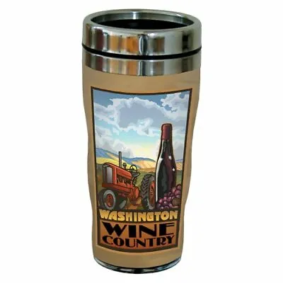 Tree-Free Greetings Washington Wine Country Inspired Art Wall 16 Oz. Travel Mug  • $19.95