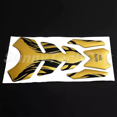 3D Motorcycle Fuel Gel Tank Tank Sticker Decal Pad Protector Cover Universal • $5.14