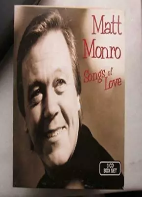 Matt Monro - Love Songs CD (1997) Audio Quality Guaranteed Reuse Reduce Recycle • £3.85